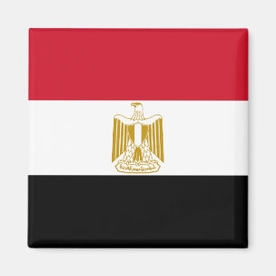 Egyptian flag magnet