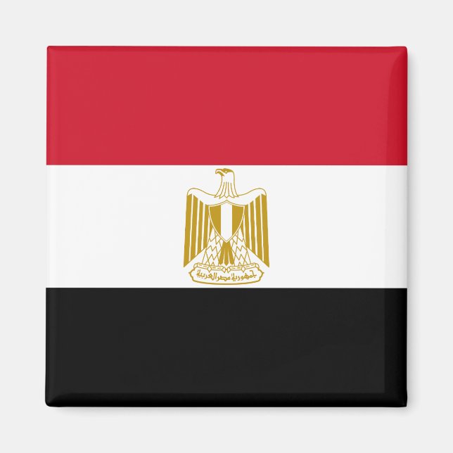 Egyptian flag magnet (Front)