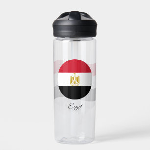 Egyptian Flag, Patriotic Egypt Water Bottle