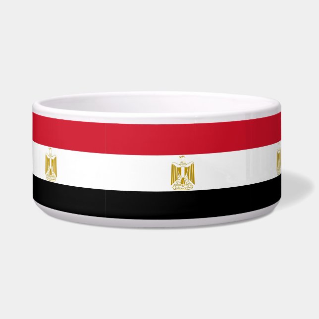 Egyptian Flag Pet Bowl (Left)