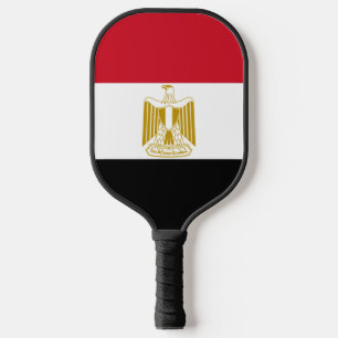 Egyptian flag pickleball paddle