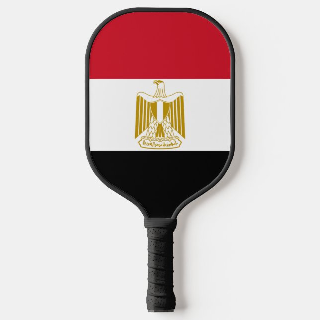 Egyptian flag pickleball paddle (Front)