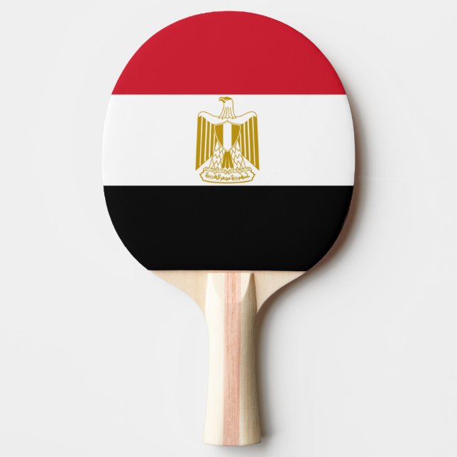 Egyptian flag ping pong paddle (Front)