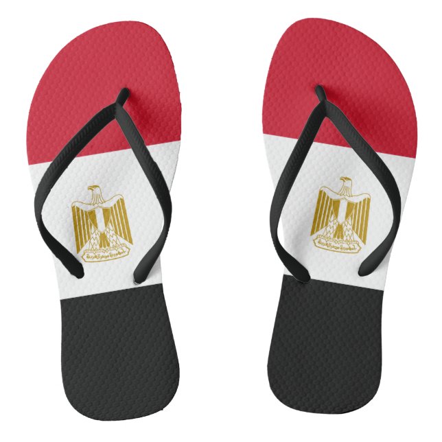 Egyptian flag thongs (Footbed)