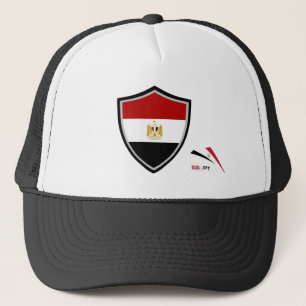 Egyptian flag trucker hat