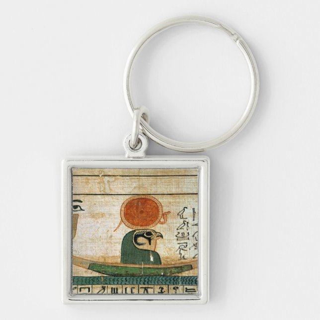 Egyptian funerary papyrus key ring (Front)