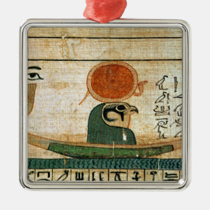 Egyptian funerary papyrus metal ornament