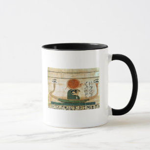 Egyptian funerary papyrus mug