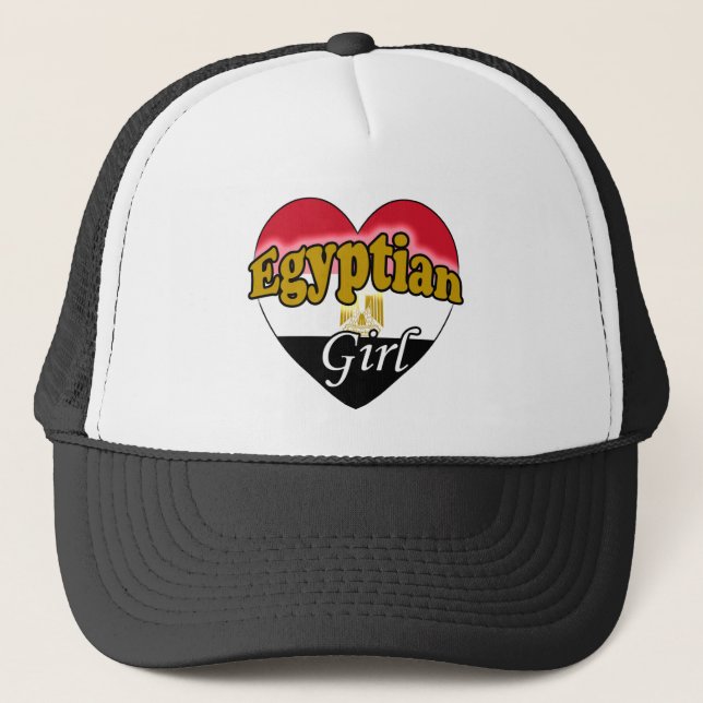 Egyptian Girl Trucker Hat (Front)
