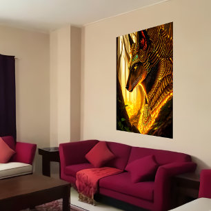 Egyptian God Anubis   AI Art Poster