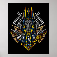 Egyptian God Anubis Ancient Wolf Pharaoh