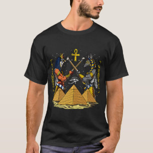 Egyptian God Anubis Eye Of Horus T-Shirt