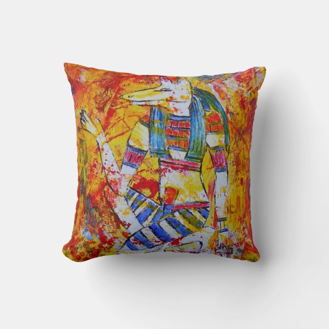 Egyptian God Anubis Pillow! Cushion (Front)