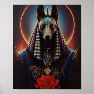Egyptian God Anubis Poster