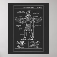 Egyptian God Horus Blueprint
