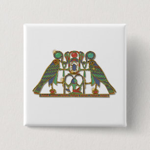 Egyptian God Horus Pectoral 15 Cm Square Badge
