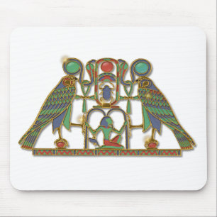 Egyptian God Horus Pectoral Mouse Pad