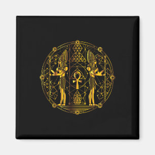 Egyptian God Sacred Geometry Spiritual Geometric  Magnet