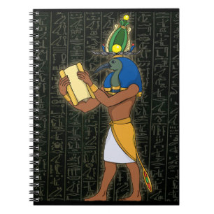 Egyptian God Thoth Spiral Notebook