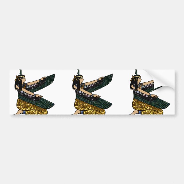 egyptian goddess bumper sticker (Front)