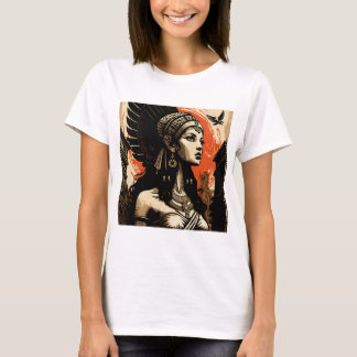 Egyptian goddess Isis in the city T-Shirt