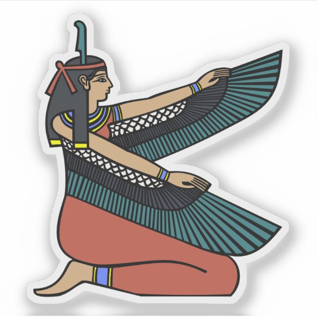 Egyptian Goddess Maat with Wings (Front)