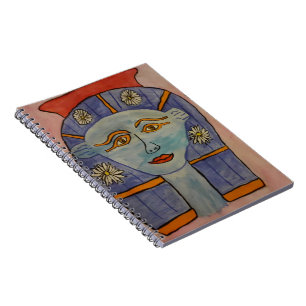 Egyptian Goddess Spiral Notebook