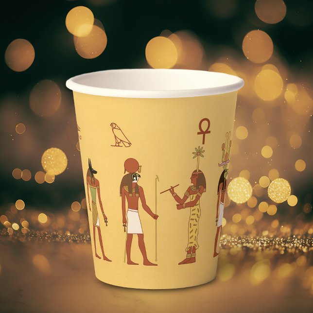Egyptian Gods And Goddesses Paper Cups (Creator Uploaded)
