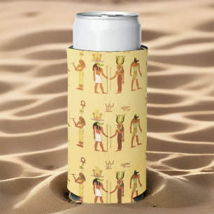 Egyptian Gods And Goddesses Seltzer Can Cooler