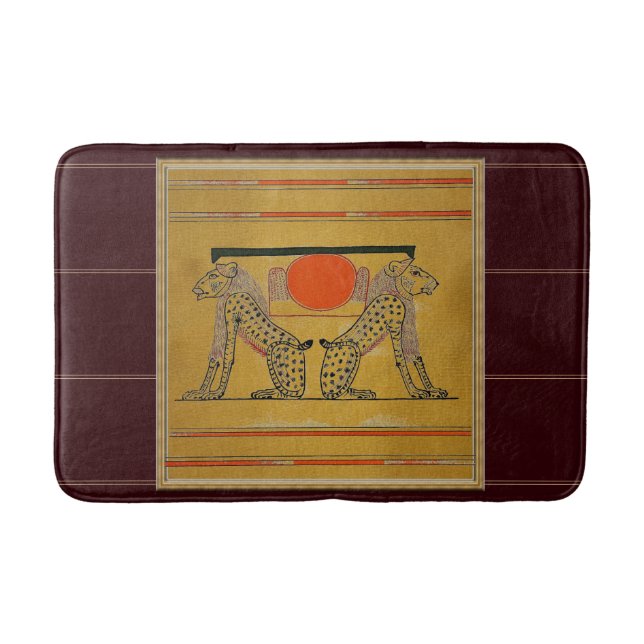 Egyptian Gods Bath Mat (Front)