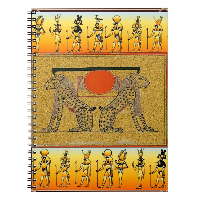 Egyptian Gods  Notebook (Front)