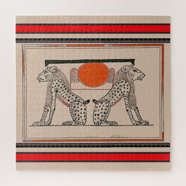 Egyptian Gods Puzzle (Vertical)