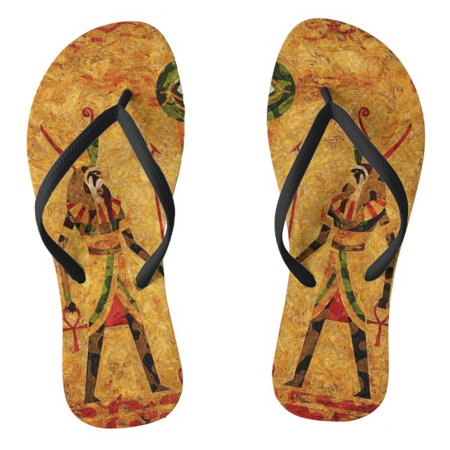 Egyptian Gods Thongs (Footbed)