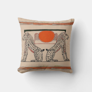 Egyptian Gods Throw Pillow