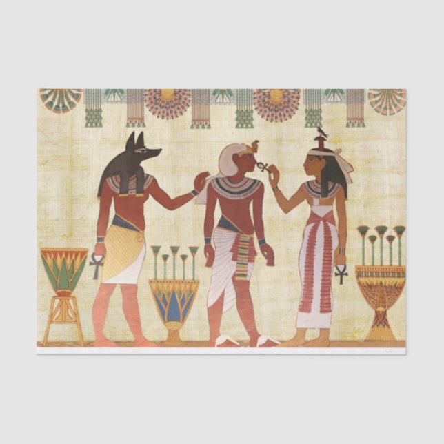 egyptian gods tissue paper (Front)