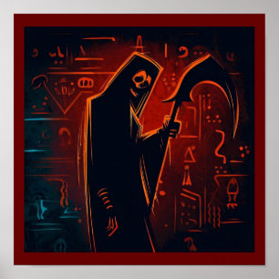 Egyptian Grim Reaper Halloween 2 Poster
