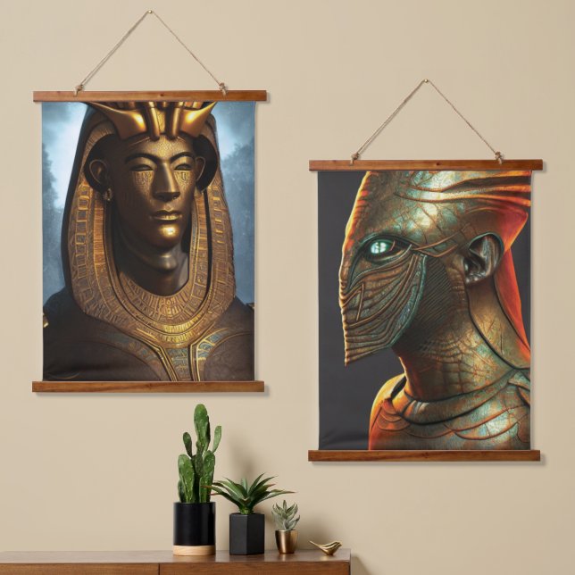 Egyptian Hanging Tapestry (Asymmetrical)