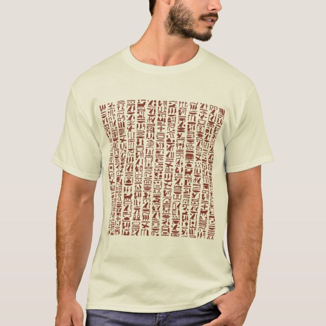 Egyptian Hieroglyph T-Shirt (Front)