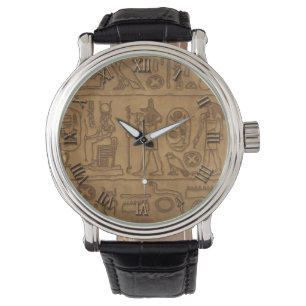 Egyptian Hieroglyphic Art Watch
