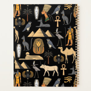  Egyptian Hieroglyphic Symbol Pattern Background   Planner