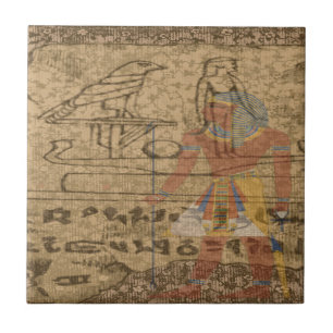 Egyptian Hieroglyphic Tile