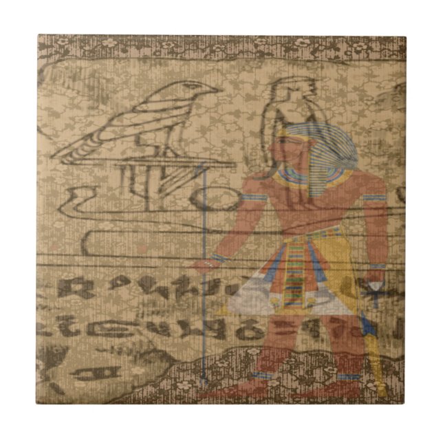 Egyptian Hieroglyphic Tile (Front)