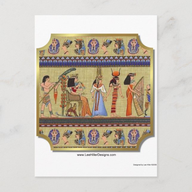 Egyptian Hieroglyphics Apparel, Gifts Collectibles Postcard (Front)