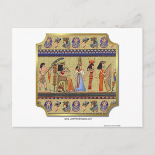 Egyptian Hieroglyphics Apparel, Gifts Collectibles Postcard