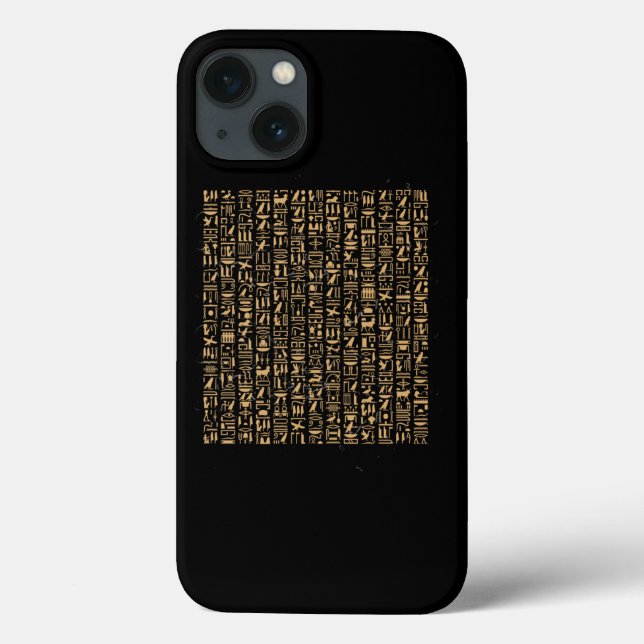Egyptian Hieroglyphics Egypt Pyramid Case-Mate iPhone Case (Back)