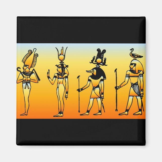 Egyptian Hieroglyphics Magnet (Front)