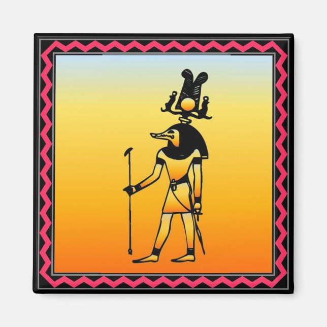 Egyptian Hieroglyphics Magnet (Front)