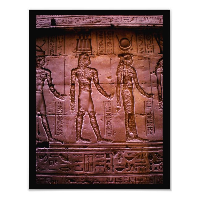 Egyptian Hieroglyphics Photo Print (Front)