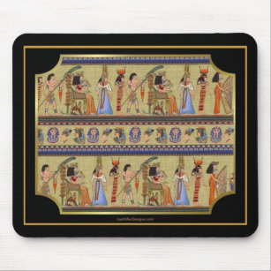 Egyptian Hieroglyphics Series II Apparel Gifts Mouse Pad