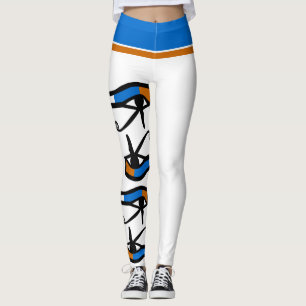 Egyptian Hieroglyphics Tomb Symbols Modern Leggings